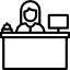icône réception